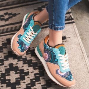 INKKAS Socorro Jogger Sneaker Desert Rose Cactus Women's 7